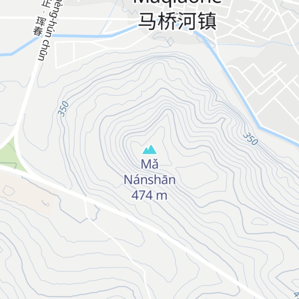 Map of Mǎ Nánshān