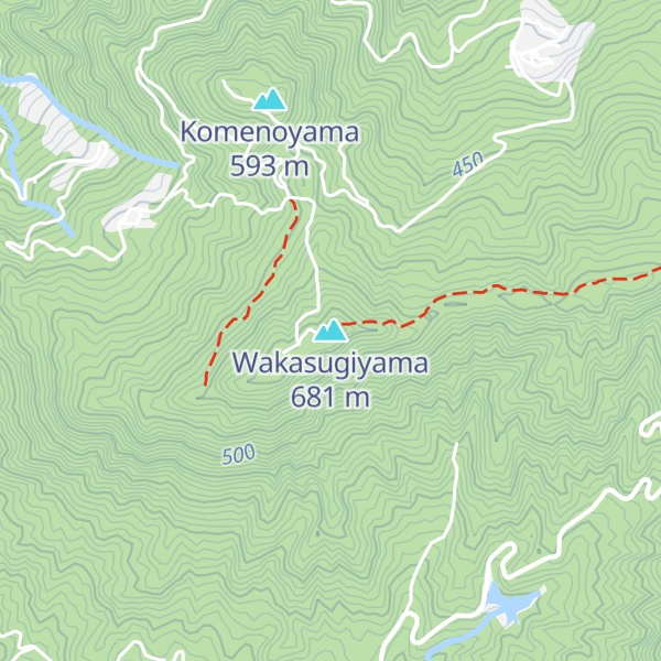 Map of Wakasugiyama