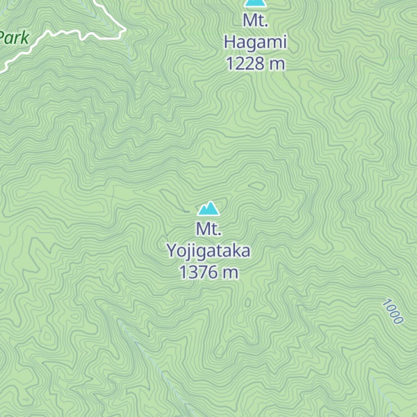 Map of Mt. Yojigataka