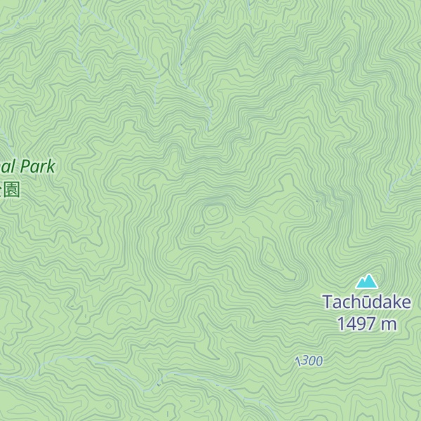 Map of Mt. Ishizuka