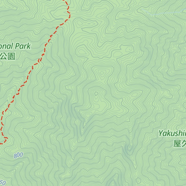 Map of Mt. Wariishi