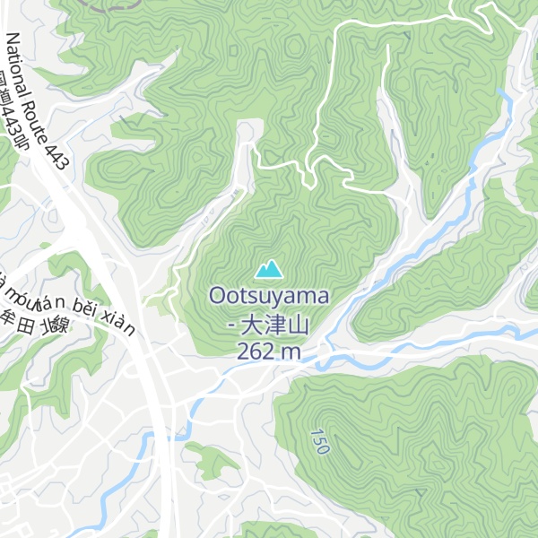 Map of Ootsuyama - 大津山