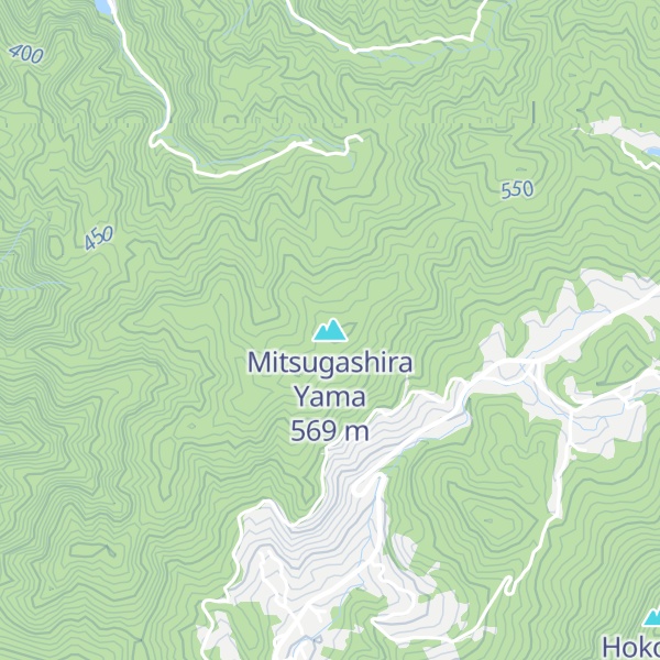 Map of Mitsugashira Yama