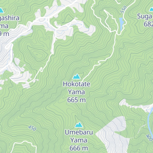 Map of Hokotate Yama