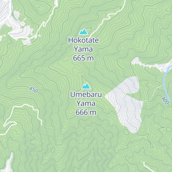 Map of Umebaru Yama