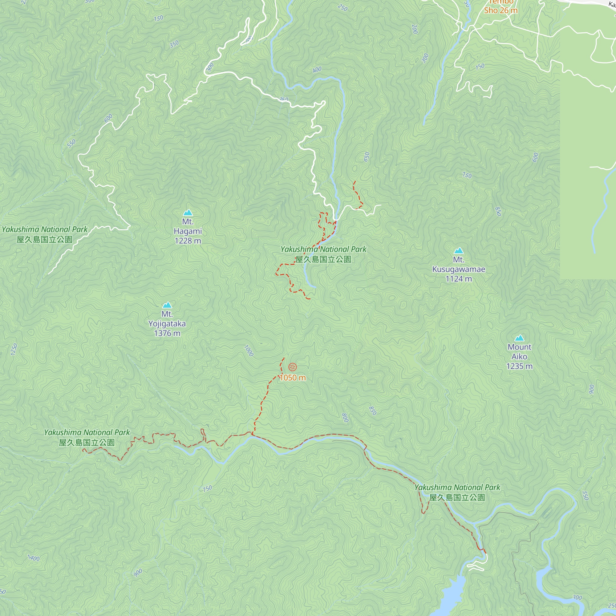 Shiratani-sansō map