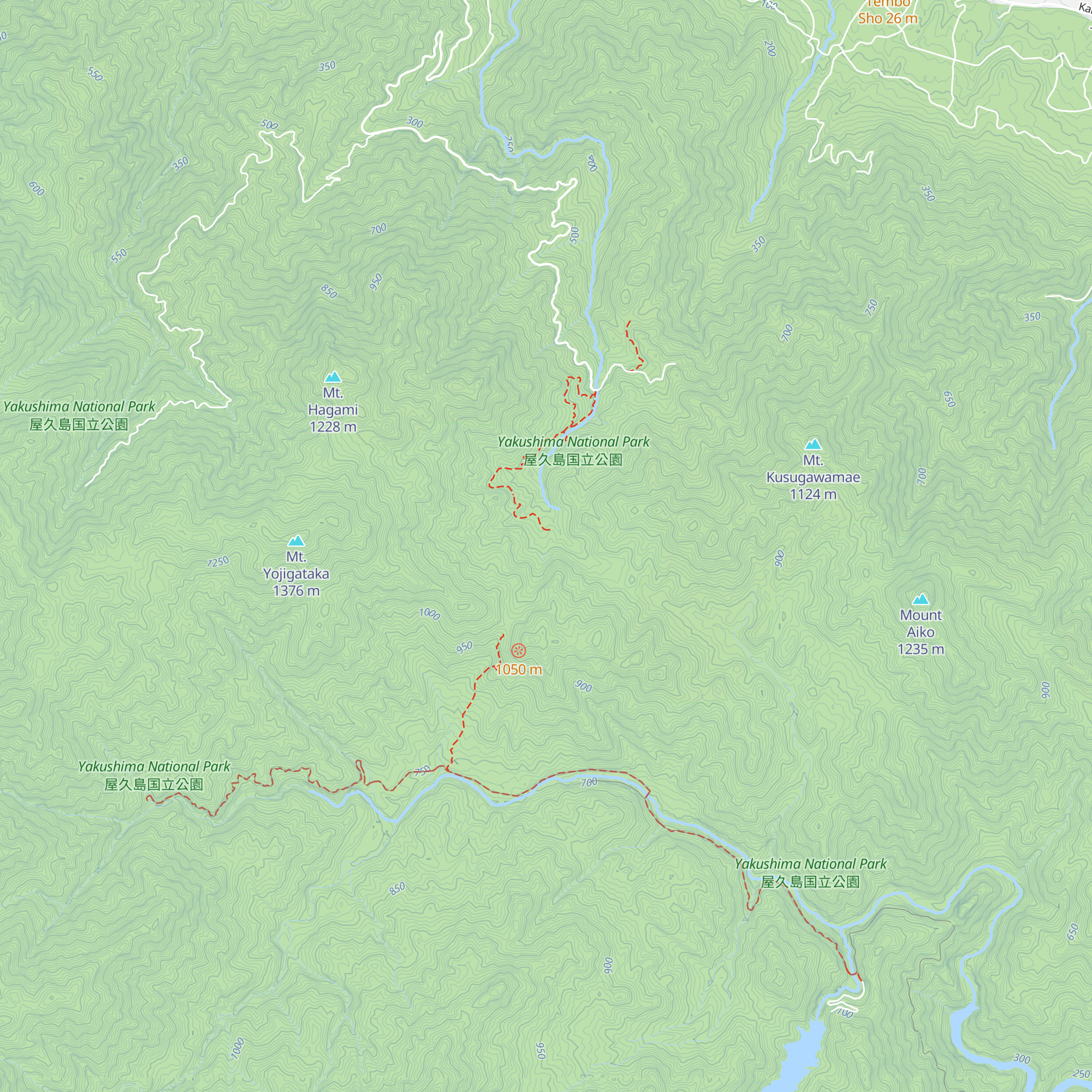 Shiratani-sansō map