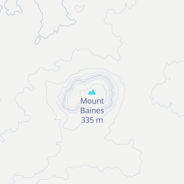 Map of Mount Baines