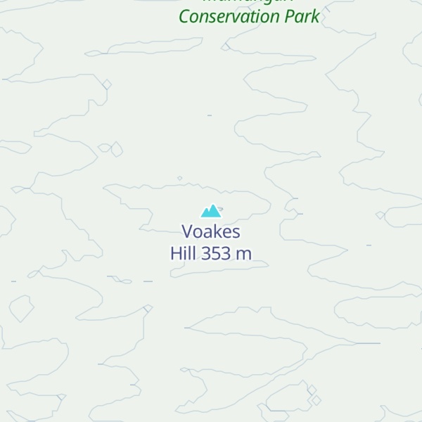 Map of Voakes Hill