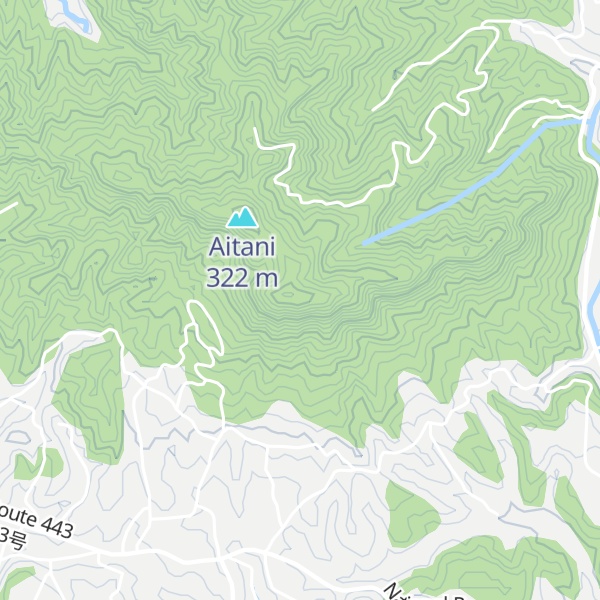 Map of Nijosan - 二城山