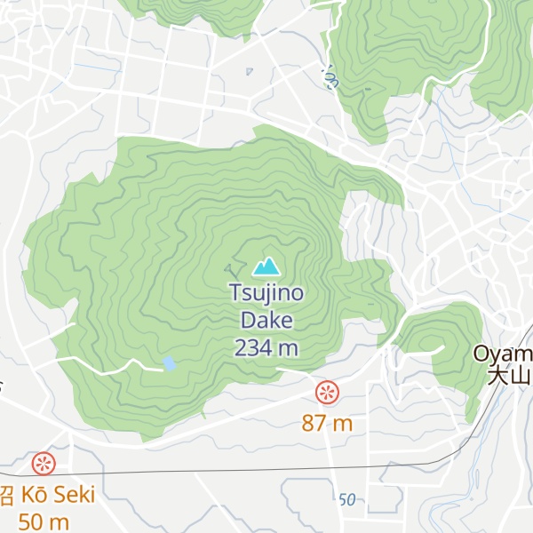 Map of Tsujino Dake