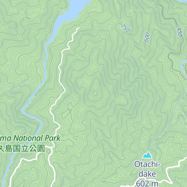 Map of Mt. Otate