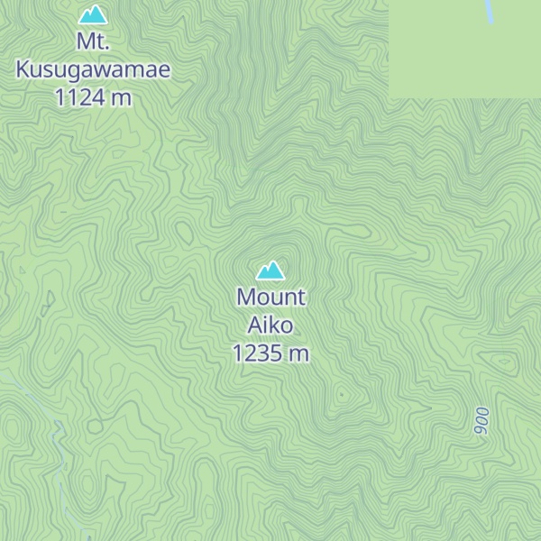 Map of Mount Aiko