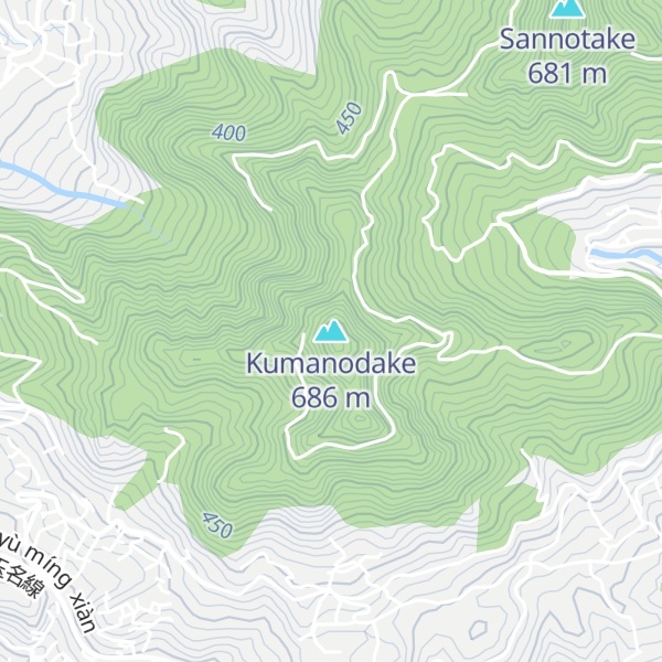 Map of Kumanodake