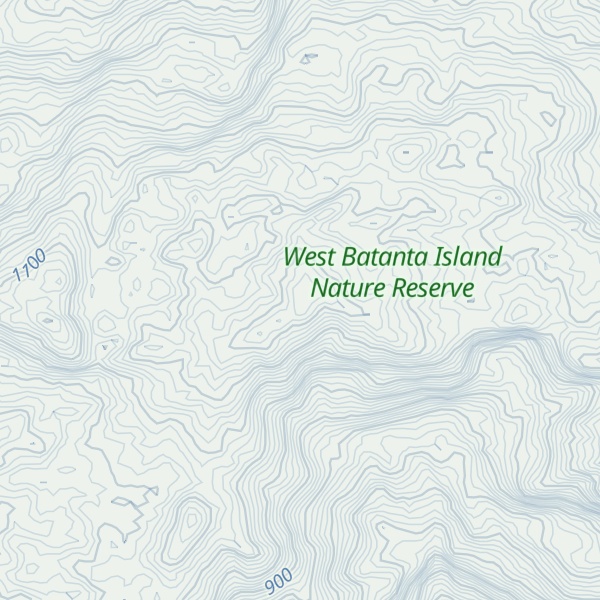 Map of Gunung Batanta