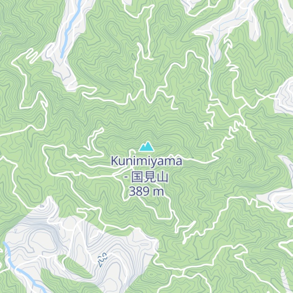 Map of Kunimiyama - 国見山