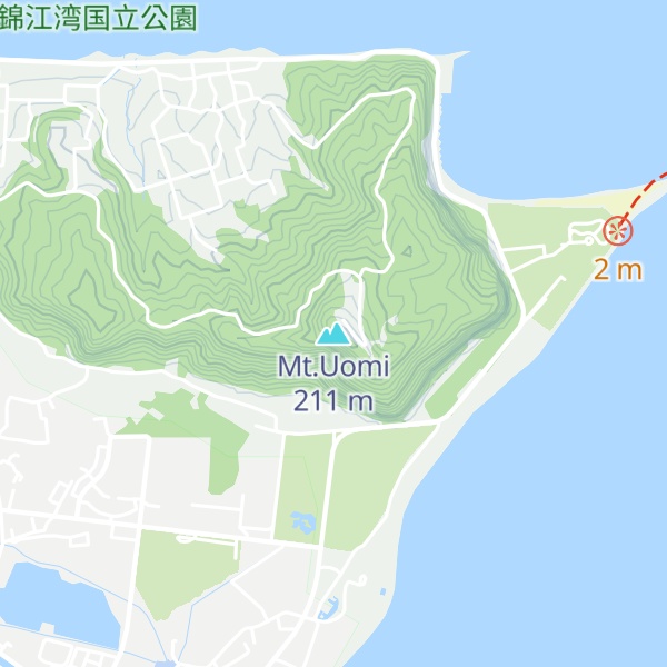 Map of Mt.Uomi