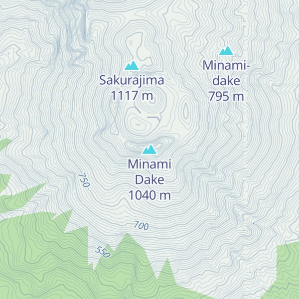 Map of Minami Dake