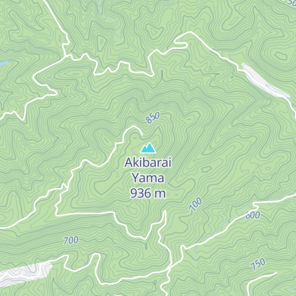 Map of Akibarai Yama
