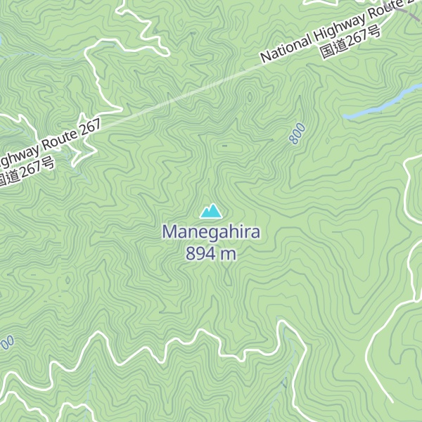 Map of Manegahira