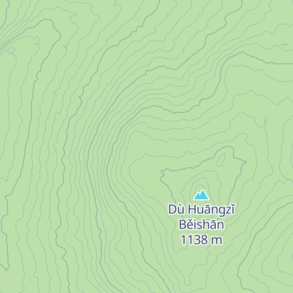 Map of Duhuangzigou Beishan