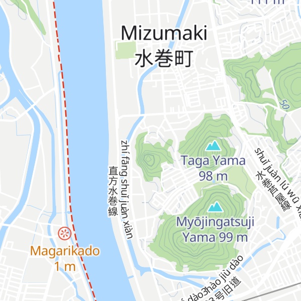 Map of Buzenbō Zan
