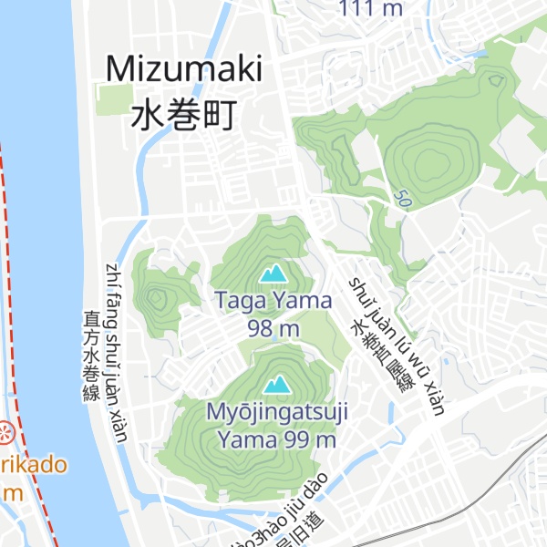 Map of Taga Yama