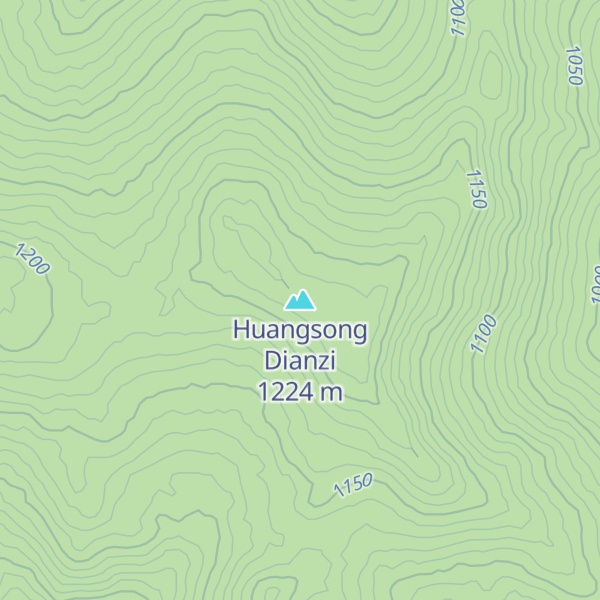 Map of Huangsong Dianzi