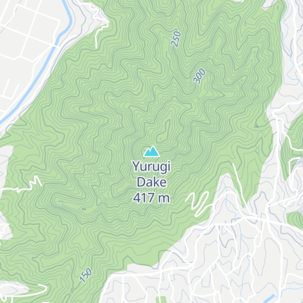Map of Yurugi Dake
