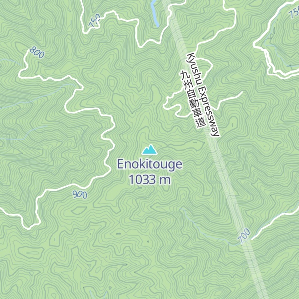 Map of Enokitouge