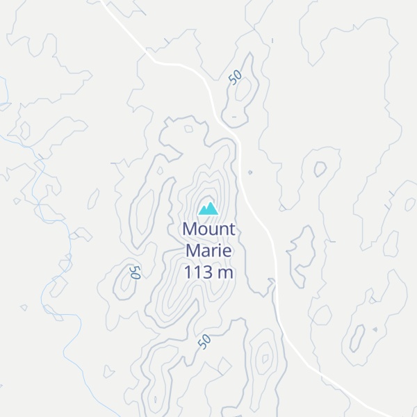 Map of Mount Marie