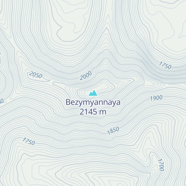 Map of Bezymyannaya