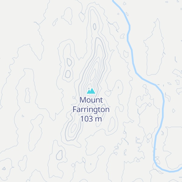 Map of Mount Farrington