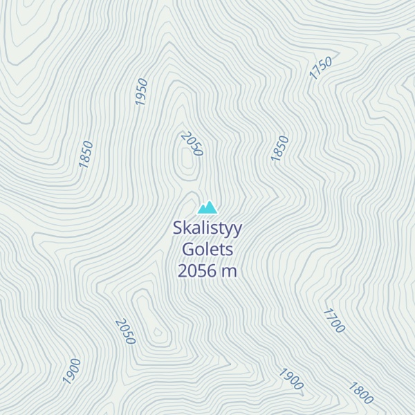 Map of Skalistyy Golets