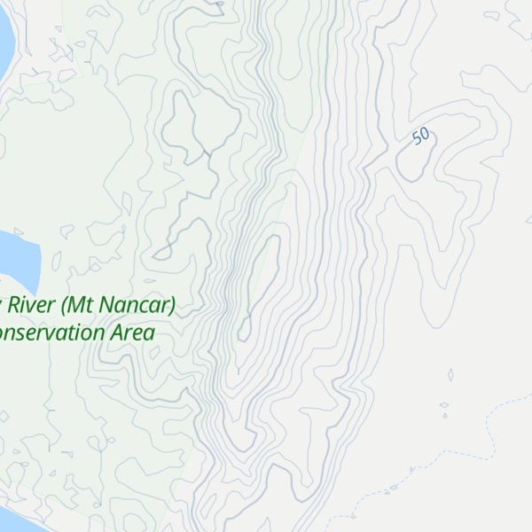 Map of Mount Nancar