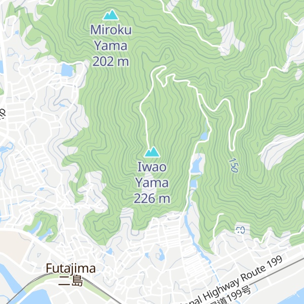 Map of Iwao Yama