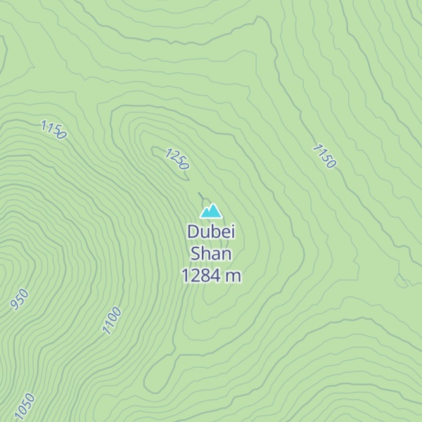 Map of Dubei Shan