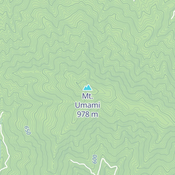Map of Mt. Umami