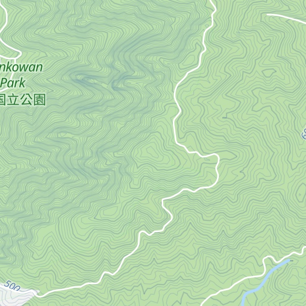 Map of Mt. Nokubi