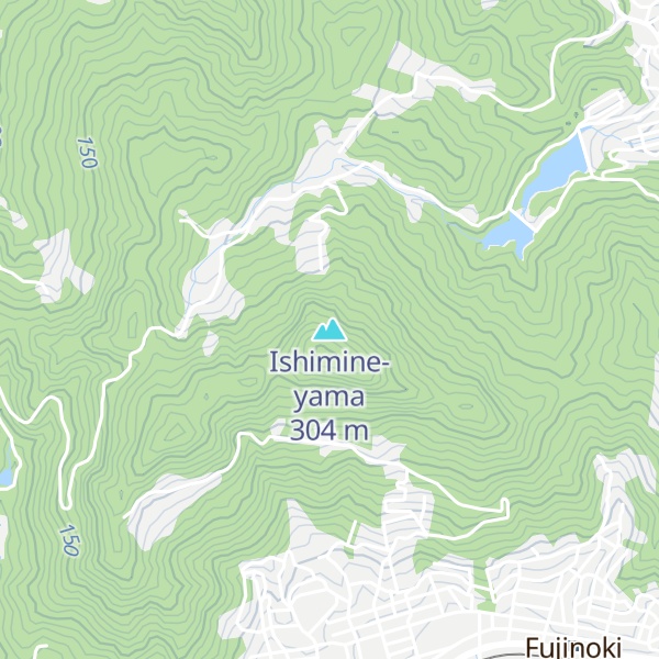 Map of Ishimine-yama