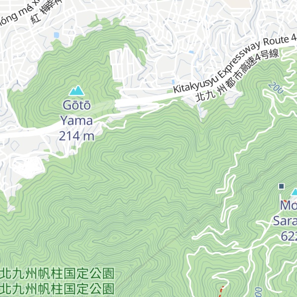 Map of Hanao Yama