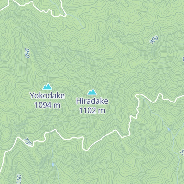 Map of Hiradake