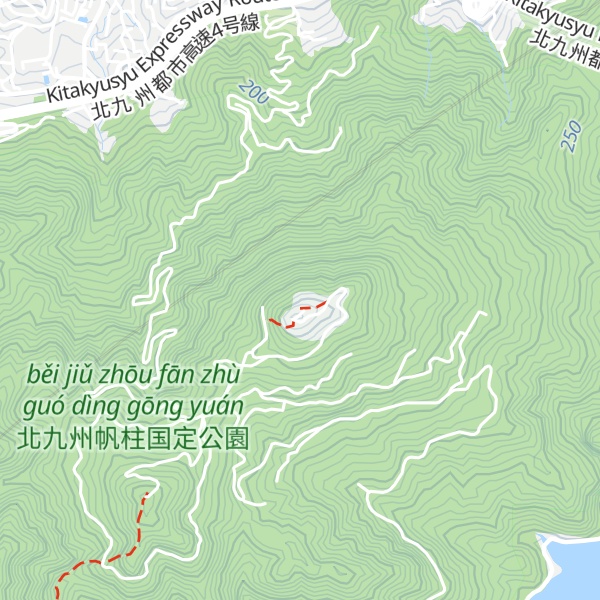 Map of Mount Sarakura