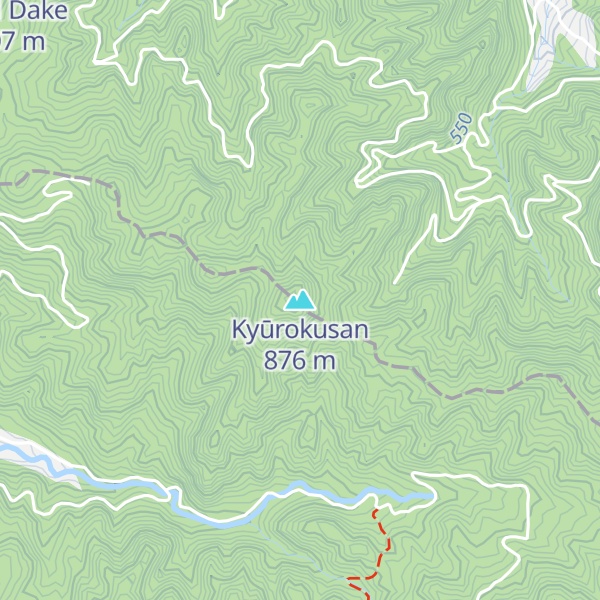 Map of Kyūrokusan