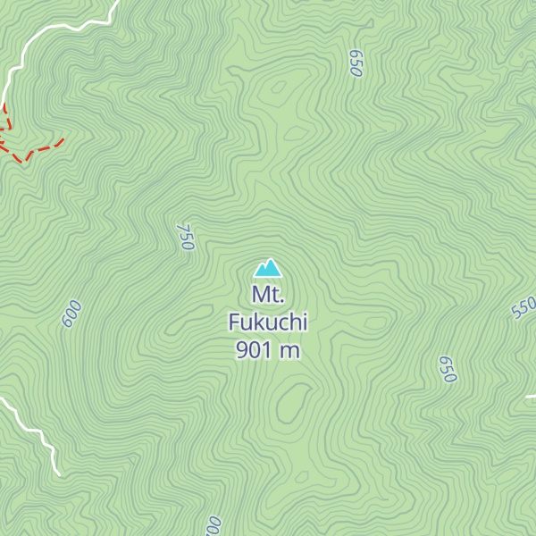 Map of Mt. Fukuchi