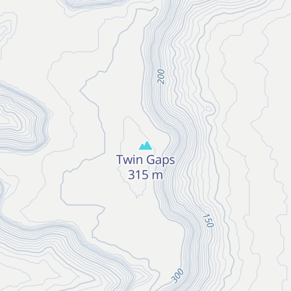 Map of Twin Gaps