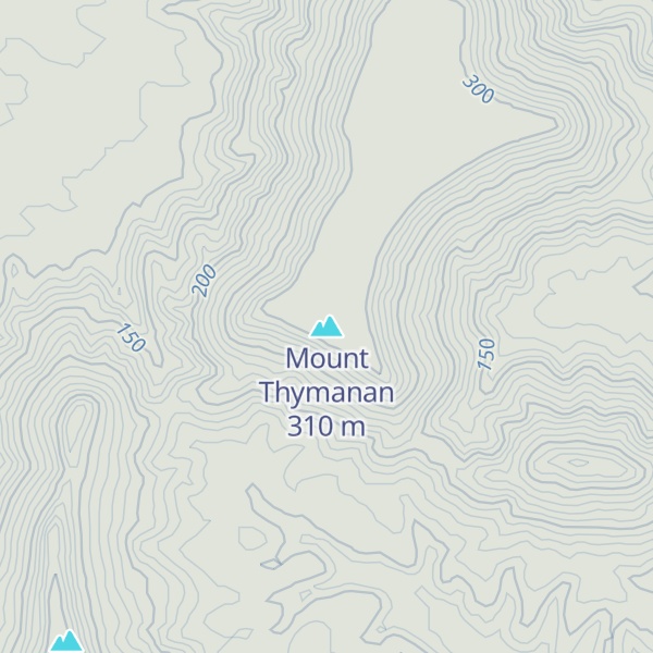 Map of Mount Thymanan