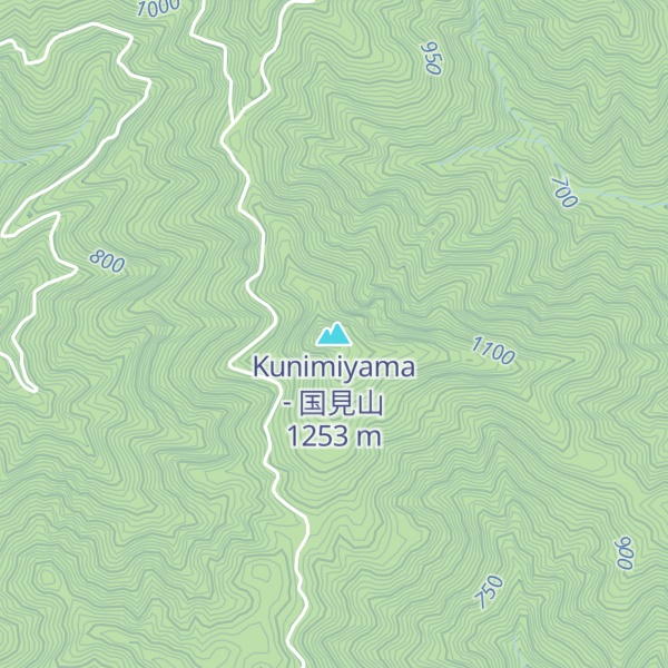 Map of Kunimiyama - 国見山