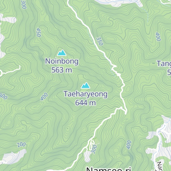 Map of Taeharyeong