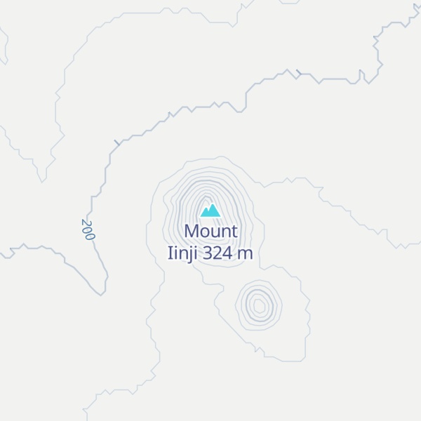 Map of Mount Iinji